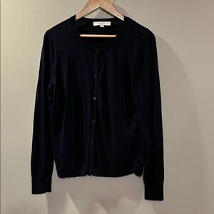 LOFT Navy Women's Cardigan Sweater